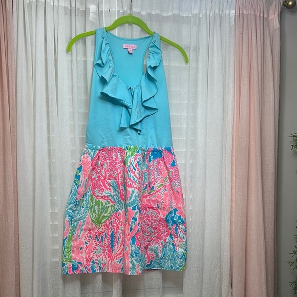 Lilly Pulitzer Danita Dress Small in Let’s Cha Cha item#AF - Picture 2 of 5